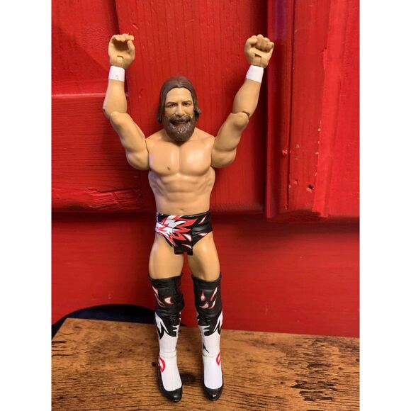 2017 WWE Daniel Bryan Mattel 7" Wrestling Action Figure Red White Black EUC - Picture 1 of 2